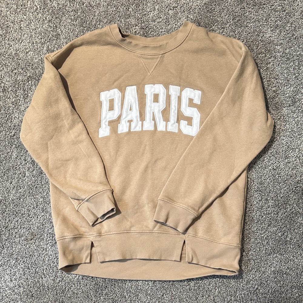 Art Class Tan Paris Sweatshirt